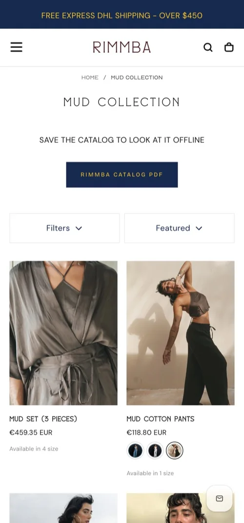 RIMMBA online store