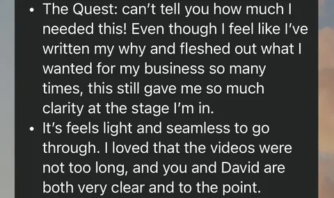 Shahd: The Quest: can't tell you how much I needed this! It still gave me so much clarity at the stage I'm in.